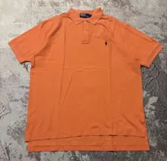 90s Polo by Ralph Lauren オレンジ ポロシャツ M