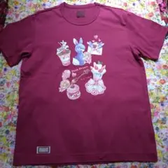 カールヘルム　うさぎ　カットソー　Tシャツ　アカ　ピンクハウス
