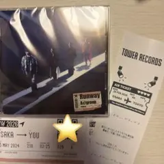 Aぇ! group Runway 通常盤　ボーディングパス、レシート付き