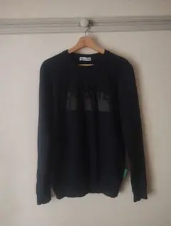 LACOSTE ネイビー クルーネック トレーナー