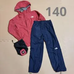 ノースフェイス　ハイベント レインテックス　140㎝　レインウェア上下