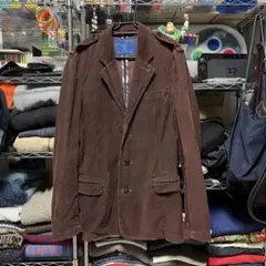 Levi's REDTAB コーデュロイ テーラードジャケット ブラウンSサイズ