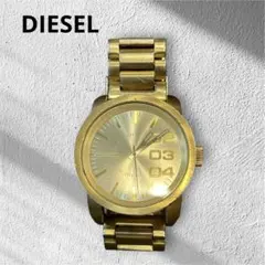 最終価格!! 早い者勝ち！DIESEL ゴールド アナログ腕時計