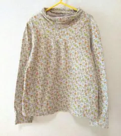 花柄タートルカットソー130(COMME CA DU MODE FILLE)