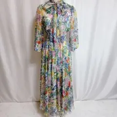 極美品✨ポロラルフローレン シャツワンピース 花柄 洗える ベルト