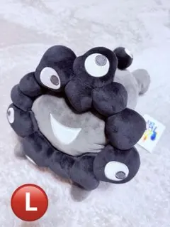 ミャクミャク這型 ぬいぐるみ　Lサイズ 黒　ブラック　万博　EXPO2025