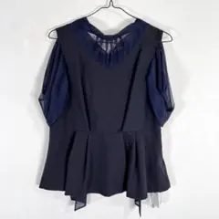 【RUIRUE BOUTIQUE】ネイビー カットソー レディース 3L【新品】