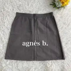 agnes b アニエスベー スカート ひざ丈 コットン タイトスカート