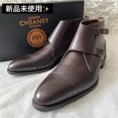 新品未使用✨CHEANEY チーニー　フリーマン　ダブルモンク　ブーツ　ブラウンのサムネイル