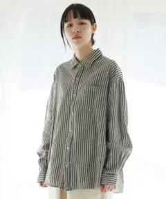 美品SHIPS Daysシップスきれい色リネン100％ストライプシャツ♪ 美品SHIPS Daysシップスきれい色リネン100％ストライプシャツ♪ - メルカリ