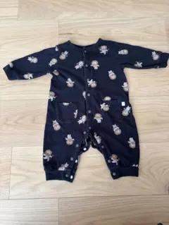 バースデー　コトリ　ライオン柄ロンパース 60〜70サイズ