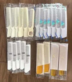携帯 コーム くし ホテル アメニティ 使い捨て カラー 毛染め　22本セット
