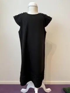 キッズ11-12 152㎝ ザラ キッズ ワンピース 黒 新品 未着用 清楚