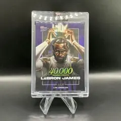 TOPPS NOW レブロン・ジェームズ 40000ポイントカード