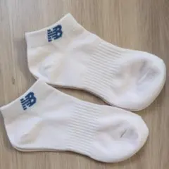 New Balance 여성 양말 화이트