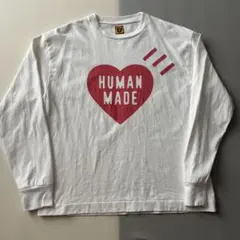 Human Made ロングスリーブ Tシャツ ホワイト - メルカリ
