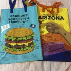Trader Joe's ショッピングバッグ 2点セット