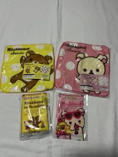 リラックマ・コリラックマ ハンドタオル 4枚、ガーゼハンドタオル2枚セット