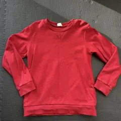 赤い長袖トレーナー 130