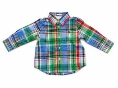 Ralph Lauren チェック 長袖 ボタンダウン 12M 80cm 春夏秋