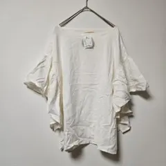 新品タグ付き earth music&ecology フリルブラウス (F)