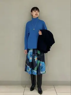 ★新品・未使用品 TOMORROWLAND/ハイネックプルオーバー