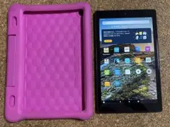 タブレット■アマゾンFireHD10★第9世代キッズモデル【ピンク保護ケース付】