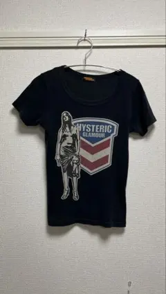 90s 80s HYSTERIC GLAMOUR 半袖 Tシャツ リブ　ピチTのサムネイル