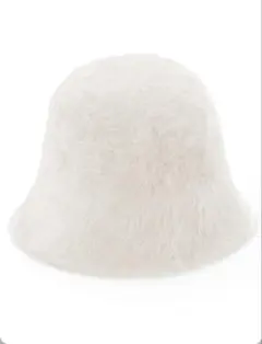 グレイル　ホワイトファーバケットハット
