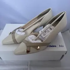 marie claire アイボリーハイヒール 23㎝のサムネイル