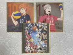ハイキュー!! ゴミ捨て場の決戦展 ミニ色紙 日向翔陽 灰羽リエーフ 映画KV