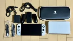 （付属品完備） Nintendo Switch有機EL ホワイト ケース付属