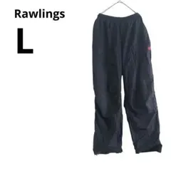 海外古着 Rawlings ジョガーパンツ L スポーツ ボトムス ブラック