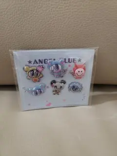 ナルミヤキャラクターズ　ぷっくりしーる　セブンイレブン 　エンジェルブルー