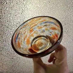 富山作家安田泰三 ガラスボウル 鉢 深皿 芸術的デザイン - メルカリ