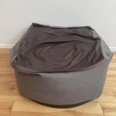無印良品 体にフィットするソファ　ブラウンビーズクッション　①