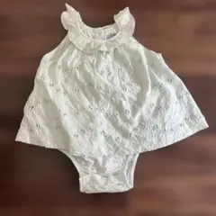 GAP フリル付き ワンピース型ボディスーツ　ミント