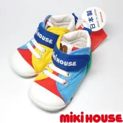 【新品タグ付き】ミキハウス ベビースニーカー/シューズ 11.5cm カラフル