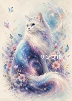 一作限り】蒼の光をまとう白猫 L224 - メルカリ