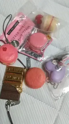 PIERRE HERMÉ スイーツ マカロンストラップ 5個セット