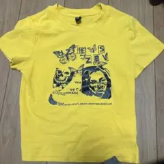 グラフィック 半袖Tシャツ イエロー Mサイズ
