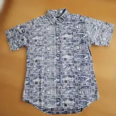 reyn spooner レインスプーナー アロハシャツ ネイビー系　Mサイズのサムネイル