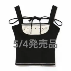 andmary Luca stitch tops BLACK - メルカリ