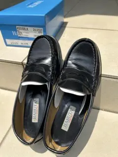 HARUTA ローファー 24cm 黒 美品 箱付き 通学用