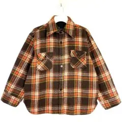 70-80sBrewsterCPOゴツネルシャツチェックシャツウールヴィンテージ