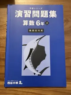 予習シリーズ演習問題集　算数　6年下　難関校対策