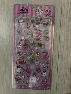 プチドロップステッカー　チシャ猫　不思議の国のアリス