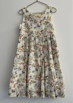 【SHIPS】ノースリーブ花柄ワンピース（120cm）