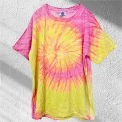 colortone タイダイ柄 Tシャツ 【L】 半袖 カットソー カラフル