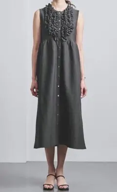 UNITED ARROWS ☆Pフリルノースリーブ ワンピース☆